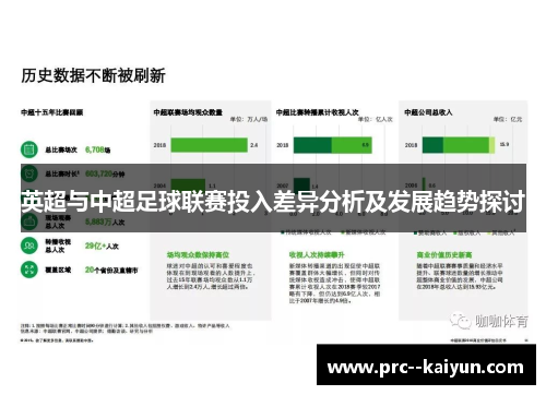 英超与中超足球联赛投入差异分析及发展趋势探讨
